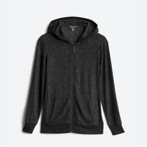 Black soft and thin athletic hoodie, size small